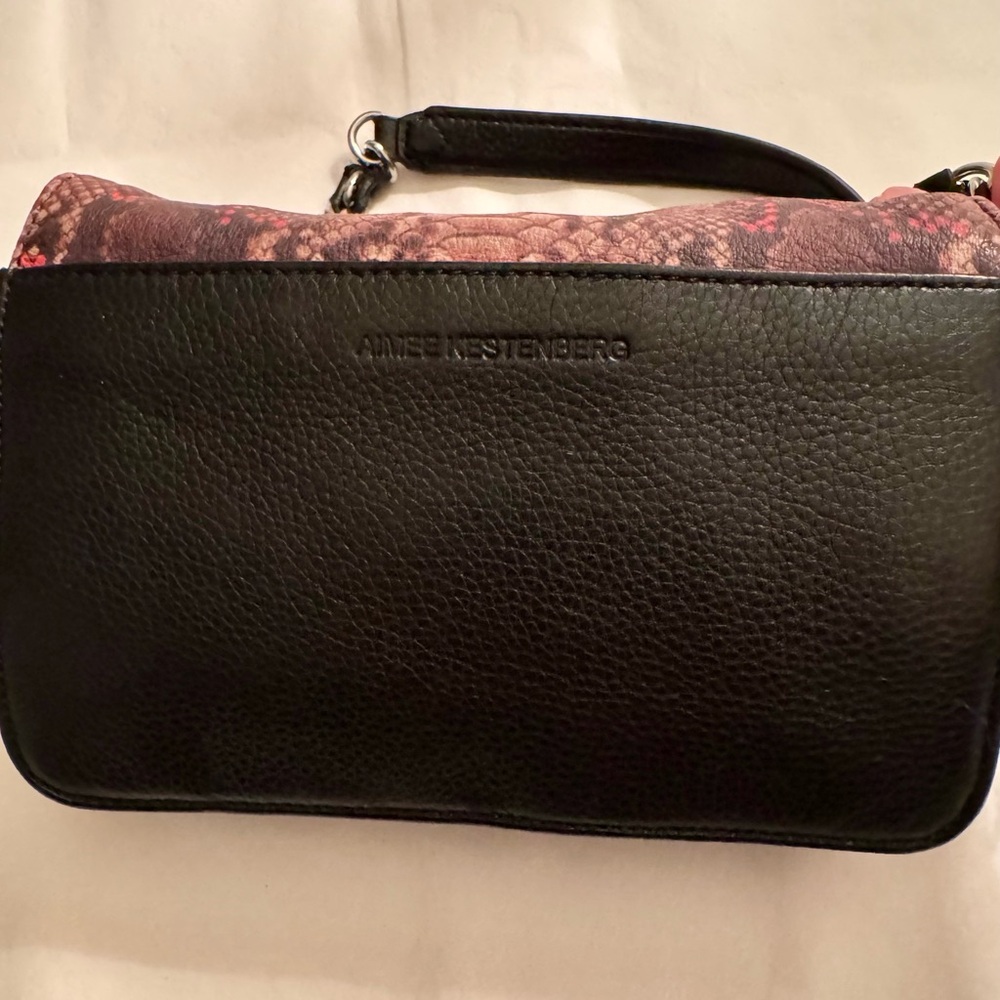 Aimee Kestenberg Black/Snake Skin Bag - Picture 9 of 9